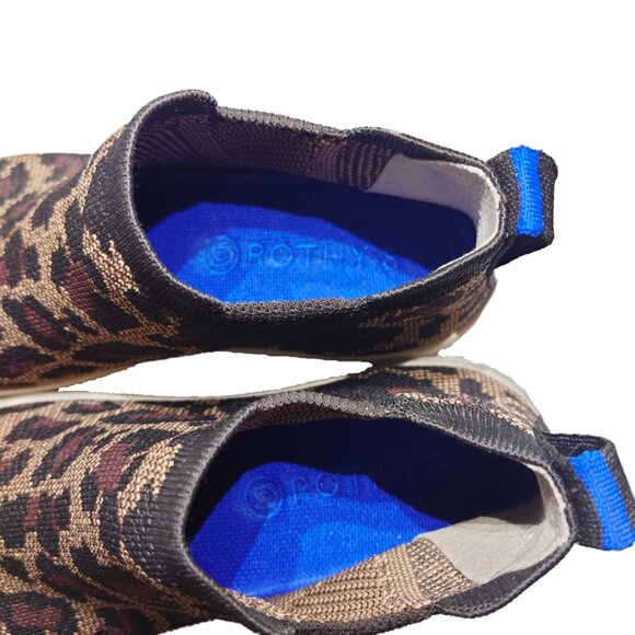 Rothy's Chelsea Sneaker Boot in Wildcat Leopard/Cheetah Print - Picture 9 of 9